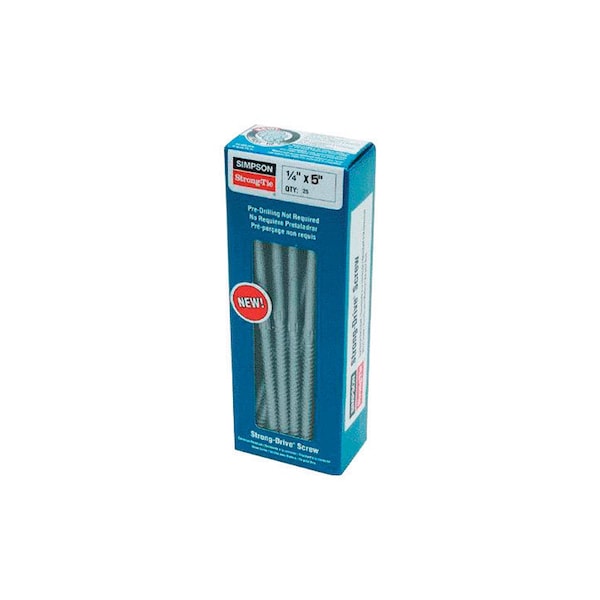 Simpson Strong-Tie Strong-Drive No. 3 Sizes X 5 in. L Star Hex Head Serrated Structural Screws